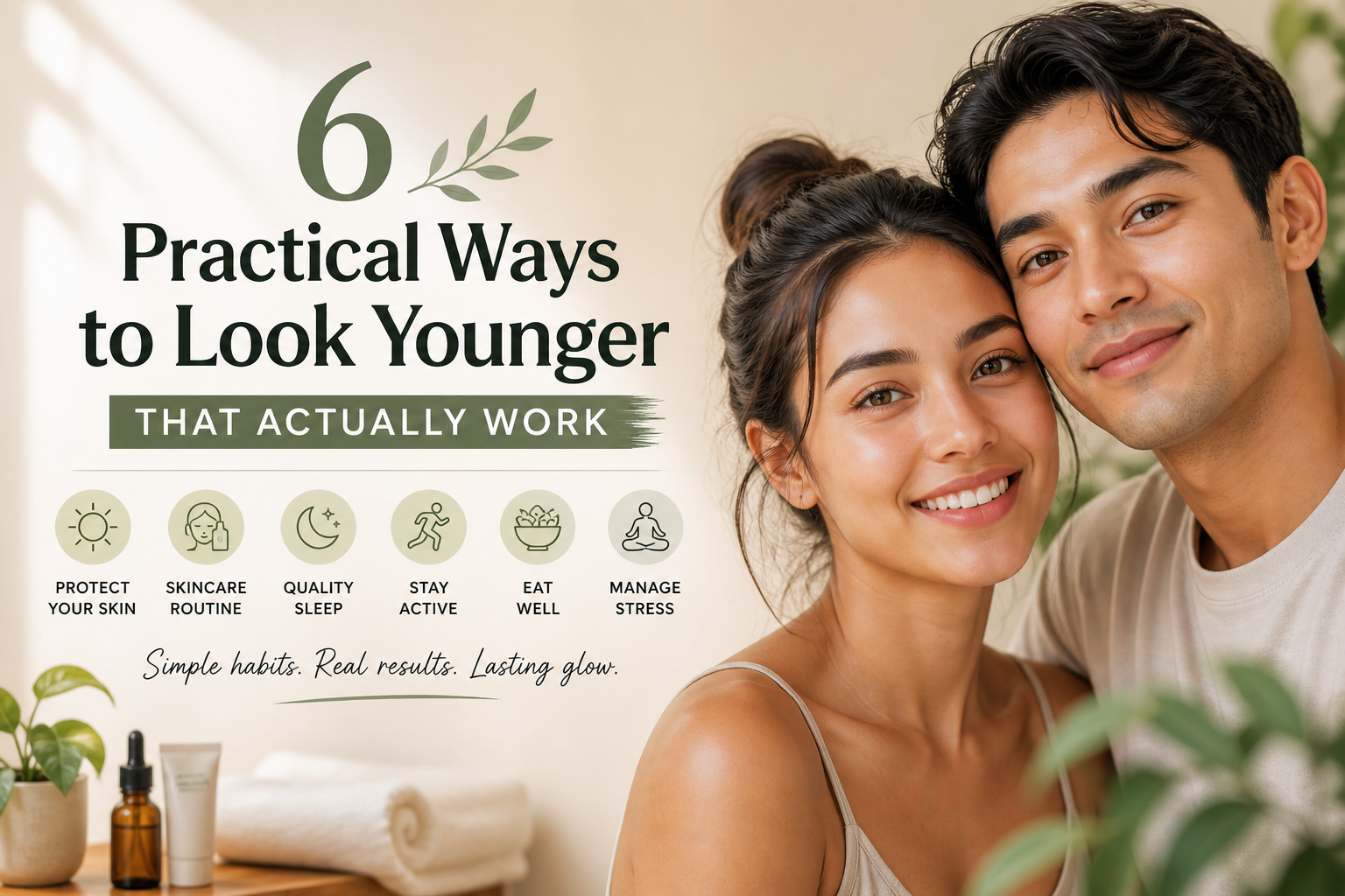6 Practical Ways to Look Younger 6 Practical Ways to Look Younger